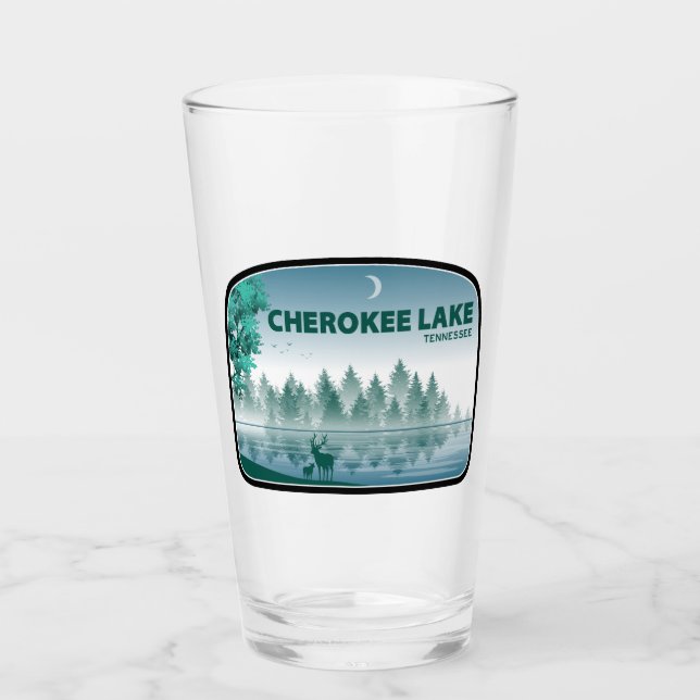 Verre Cherokee Lake Tennessee Deer (Devant)