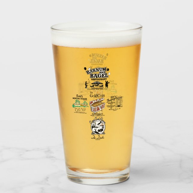 Verre ChicagoTopic Design 5-Restaurants (Devant (rempli))