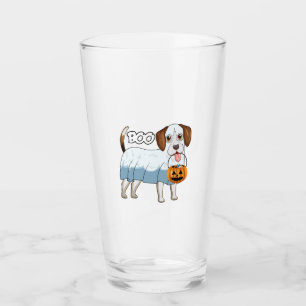 Verre Chien de Halloween Beagle Fantôme