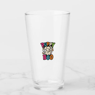 Verre Chien de Halloween chiot Boo
