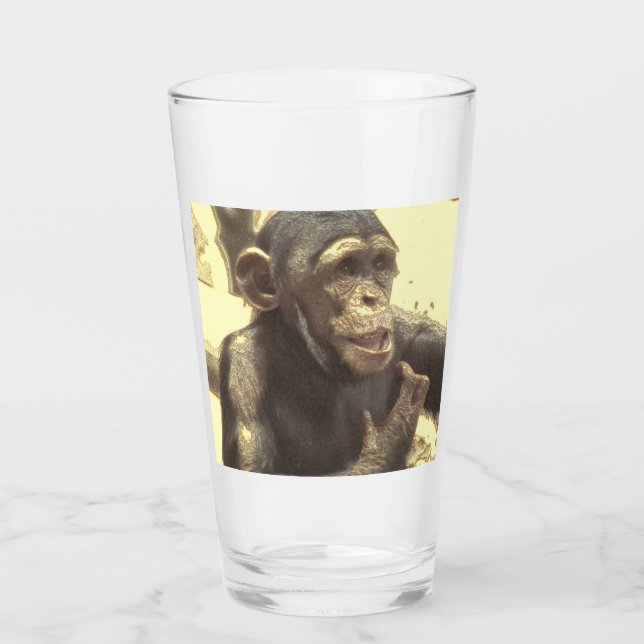 Verre Chimp métallique (Devant)