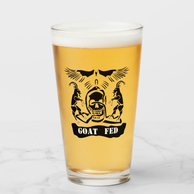 Verre Cimier de la trinité corrompue de chèvre noire (Devant (rempli))