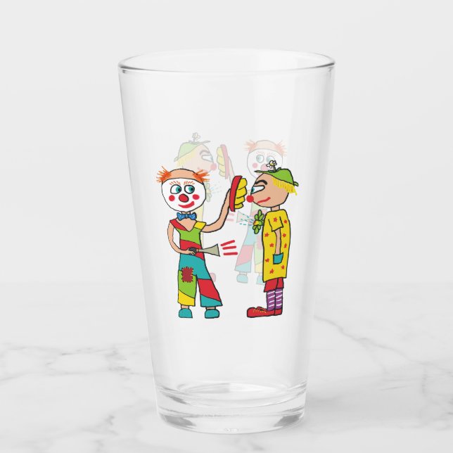 Verre Circus Clowns (Devant)