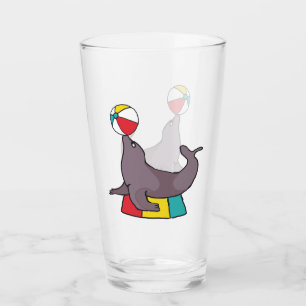 Verre Cirque exécutant le sceau