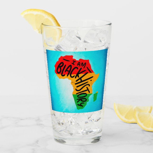 Verre Citations du mois de l'histoire des Noirs - JE SUI (Devant glace)