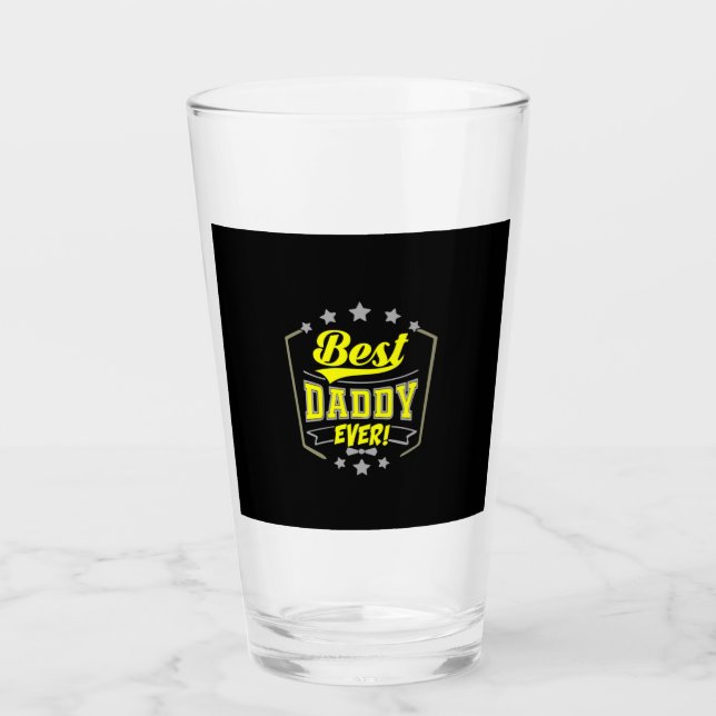 Verre Citations grand-père | Meilleur papa (Devant)
