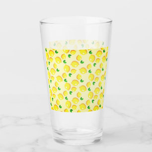 Verre Citrons jaunes frais