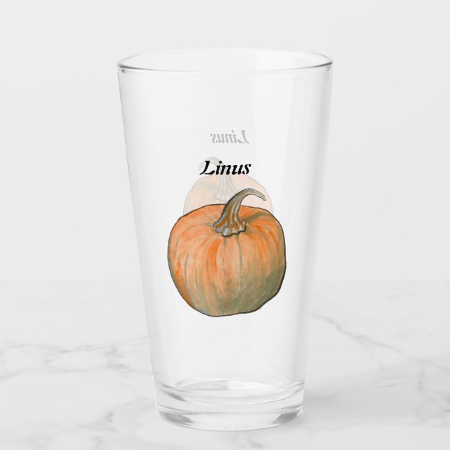 Verre citrouille (Devant)