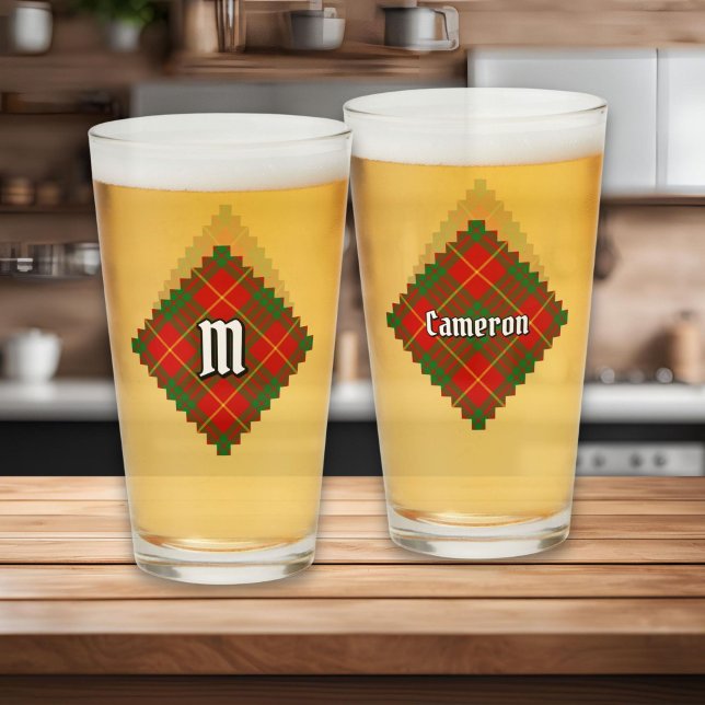 Verre Clan Cameron Tartan (Créateur téléchargé)