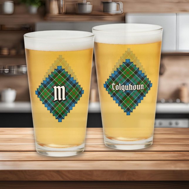 Verre Clan Colquhoun Tartan (Créateur téléchargé)