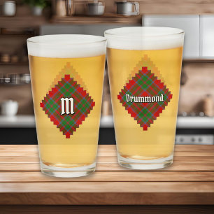 Verre Clan Drummond Tartan