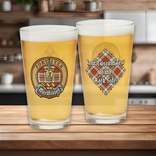 Verre Clan MacAlister Crest sur le tatan de robe