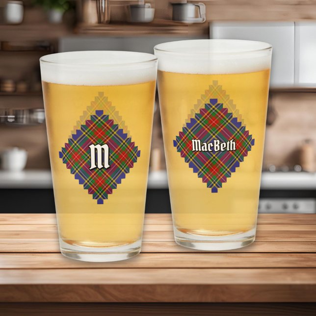 Verre Clan MacBeth Tartan Glass (Créateur téléchargé)
