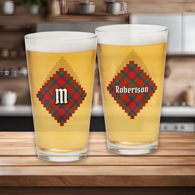 Verre Clan Robertson Tartan (Créateur téléchargé)