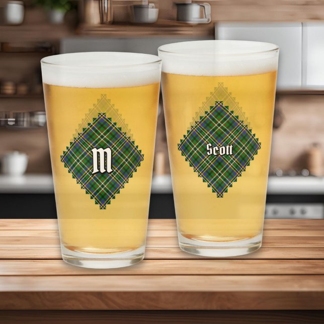 Verre Clan Scott Green Tartan Glass (Créateur téléchargé)