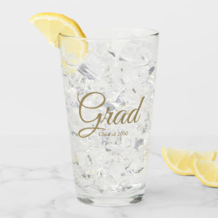 Verre Classe Grad de 2024 or script personnalisé texte
