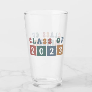 Verre Classe rétro de 2023 collégial diplôme cadeau