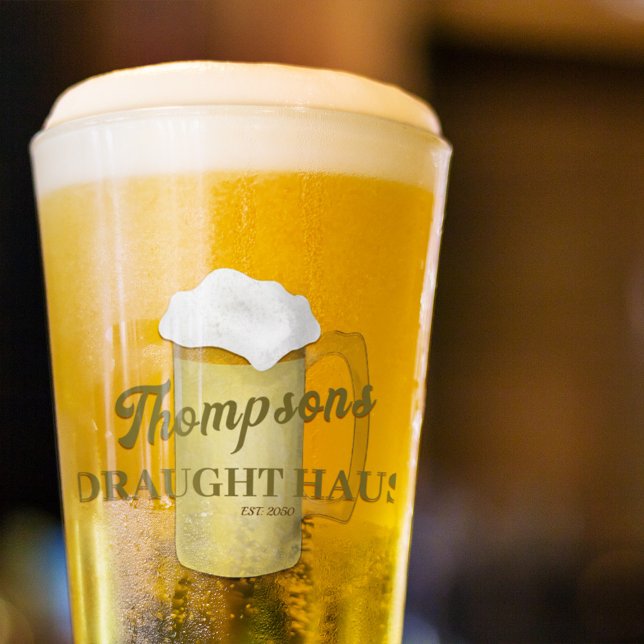 Verre Classic Beer Retro Personnalisé (Custom beer glass. )
