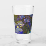 Verre Claude Monet Water Lilies Agapanthus<br><div class="desc">Claude Monet Water Lilies and Agapanthus - Claude Monet Water Lilies and Agapanthus est une magnifique peinture impressionniste réalisée par l'un des maîtres fleuristes de tous les temps. Le jardin d'eau est vivant avec la couleur et l'émotion, comme l'Agapanthus violet coulent de leurs tiges bleues et vertes. L'eau est vive...</div>