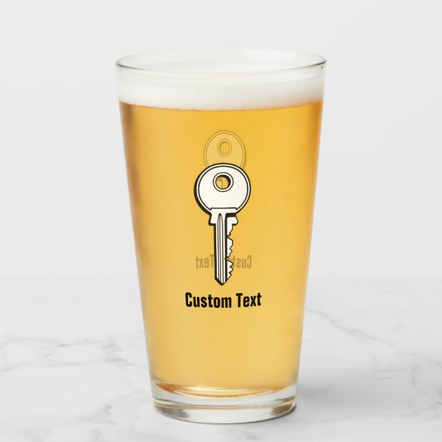 Verre Clé simple (Devant (rempli))