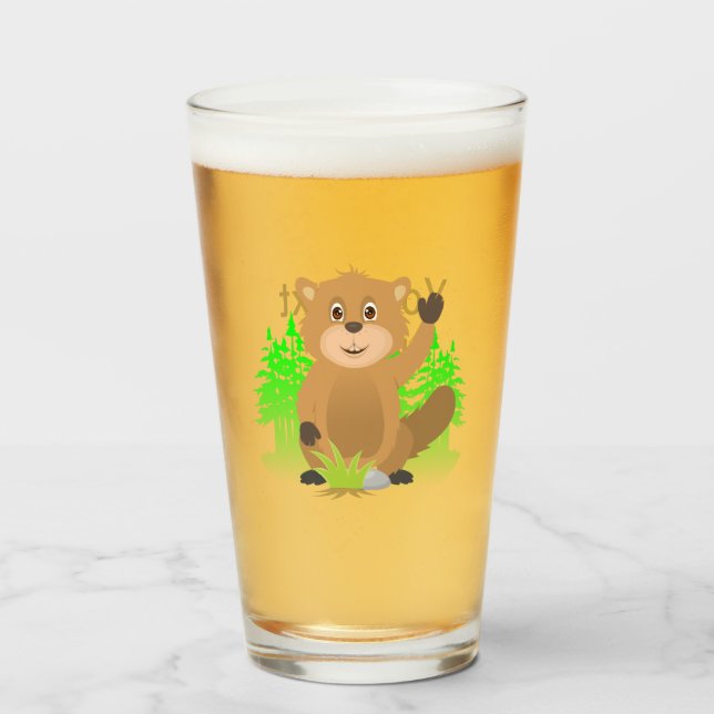 Verre Clipart mole (Devant (rempli))