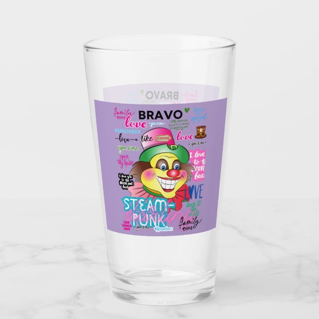 VERRE CLOWNS (Devant)