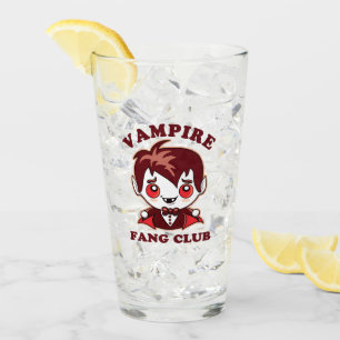 Verre Club Fang Pun Drôle Et Vampire Mignons