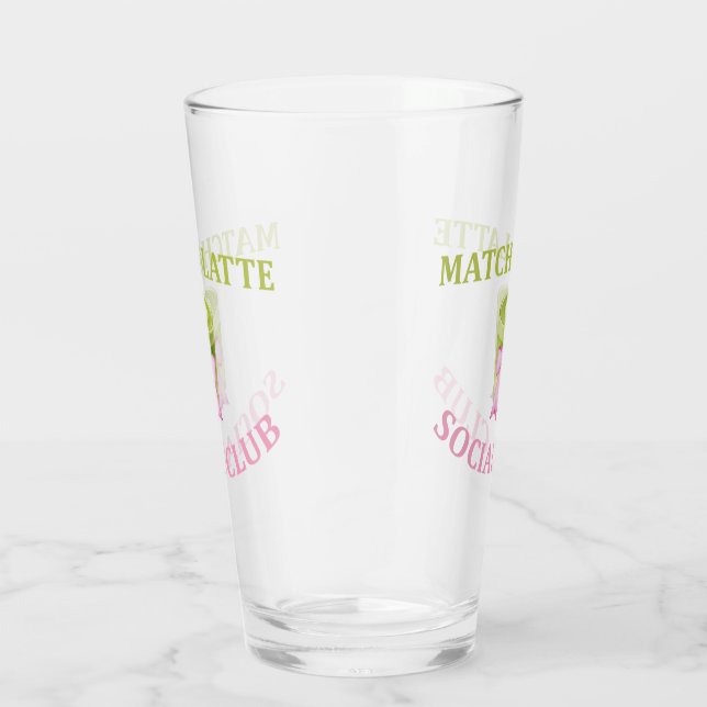 VERRE CLUB SOCIAL MATCHA LATTE (Droite)
