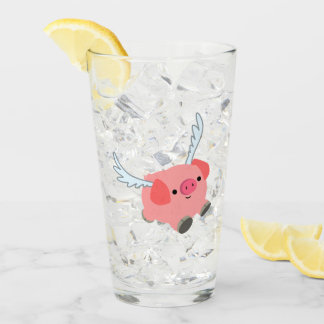 Verre Cochon De Dessin À Charme