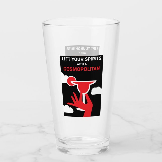 Verre Cocktail cosmopolite (Devant)