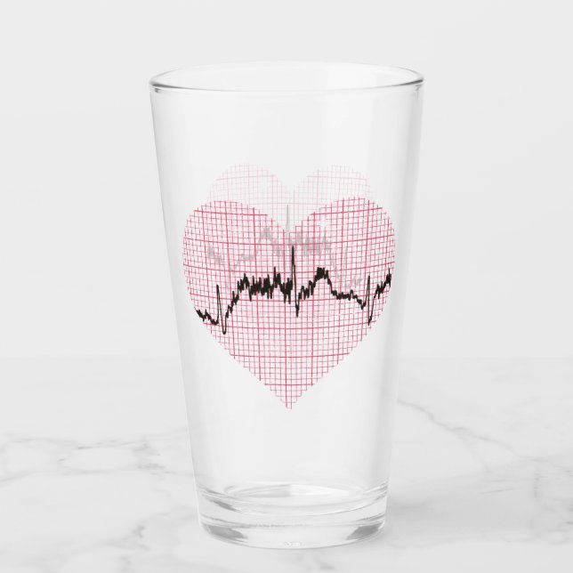 Verre Coeur Beat VII (Devant)