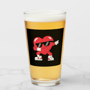 Verre Cœur Dabbing Cadeaux amusants pour la Saint-Valent
