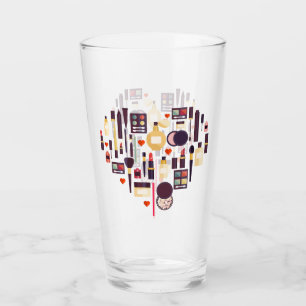 Verre Coeur de Comestics