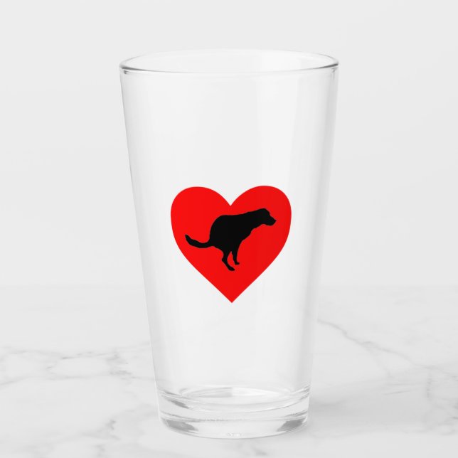 Verre Coeur du chien (Devant)