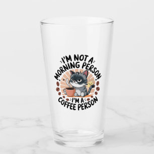 Verre Coffee-Première Attitude Amusante Conception Chat