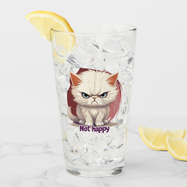 Verre Colère (pas content) - Not happy (Devant glace)