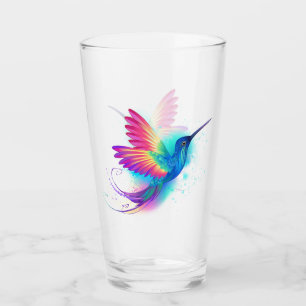 Verre Colibri arc-en-ciel exotique