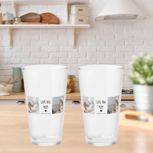 Verre Collage moderne Photo Love You Mom Best Gift