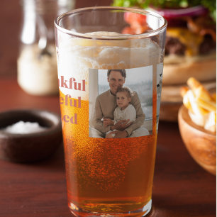 Verre Collage moderne Trois photos   BON THANKSGIVING