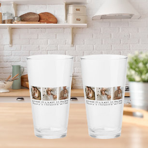 Verre Collage tendance photo et meilleure famille jamais