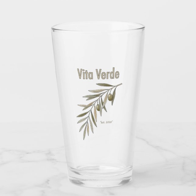Verre Collection Vita Verde Blanc (Devant)