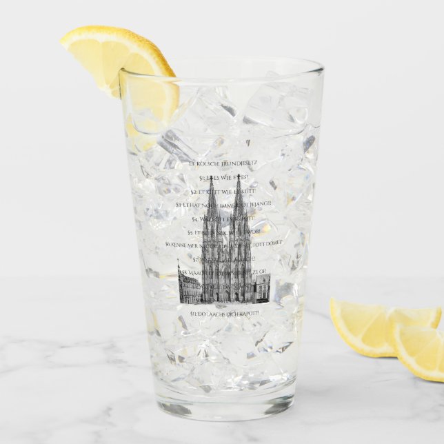 Verre Cologne Cologne Loi fondamentale de Cologne (Devant glace)