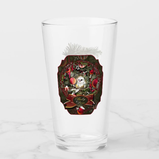 Verre Colombe bébé (Devant)