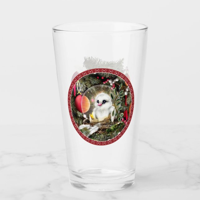 Verre Colombe bébé (Devant)