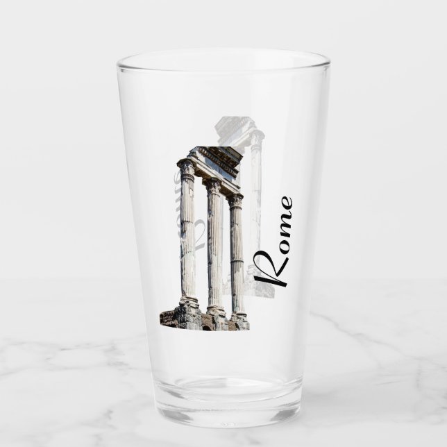 Verre Colonnes de pierre anciennes (Devant)