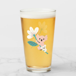Verre Coloré Koala Motif mignon animal et floral
