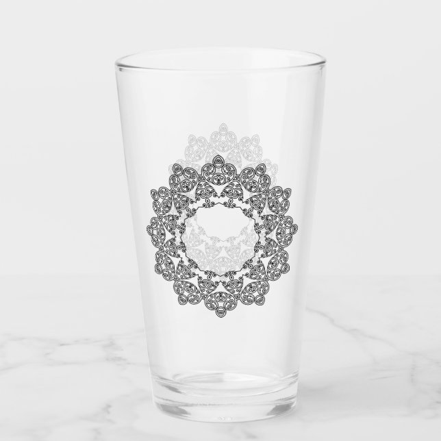 Verre Colorez votre propre MANDALA - do-it-yourself Colo (Devant)