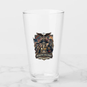 Verre Commandant de crâne colonial patriotique sombre Sk