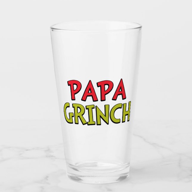 Verre Comment le Grinch a volé Noël | Mug Papa Grinch (Devant)