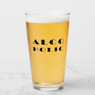 Verre Conception alcoolique et drôle